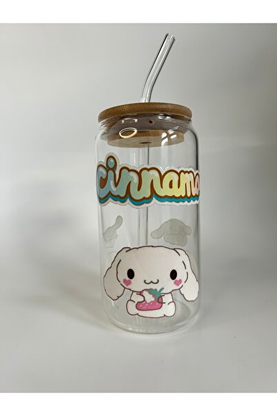 Minnaco Straw Cups Waterproof Cinnamoroll Printed Gift Coffee Cup Water Cup C...