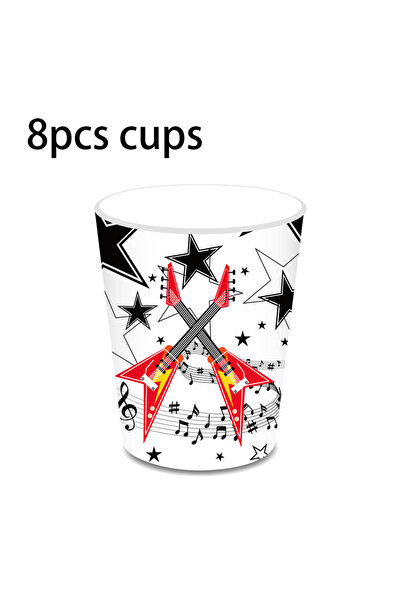 Choice طقم أدوات مائدة للاستخدام مرة واحدة من كريزي آر كي بارتي، مكون من 8 قط...