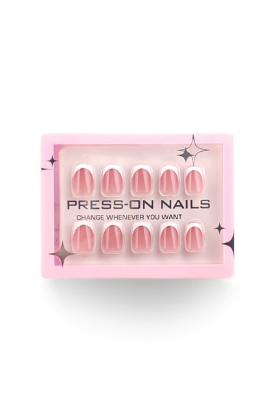 Remy Belle 30 Pcs Press on Nails includes Glue, Nail File, Cuticle Pusher