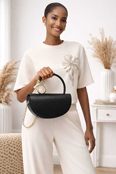 DYG STORE ΜΟΝΤΕΡΝΗ ΤΣΑΝΤΑ ΜΕ ΚΟΜΜΑΤΙΑ ΧΡΥΣΟΥ