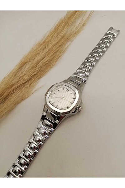 Brality Silver Color Steel Band (White Dial) Pate Model Simple Stylish Design...