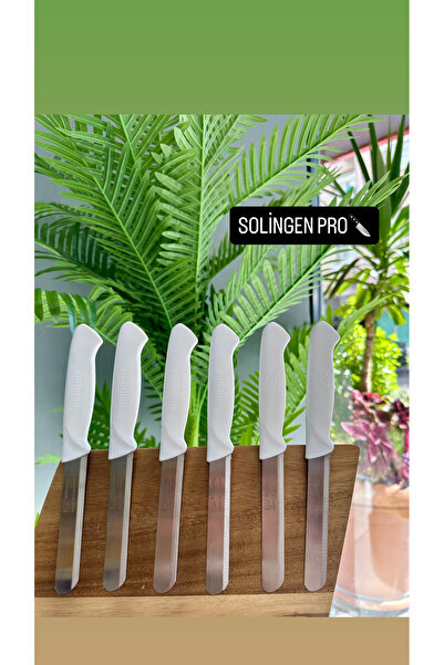 Solingen 6’lı Yeni Model Mikro Tırtıklı Sebze ve Meyve Bıçağı (BEYAZ)