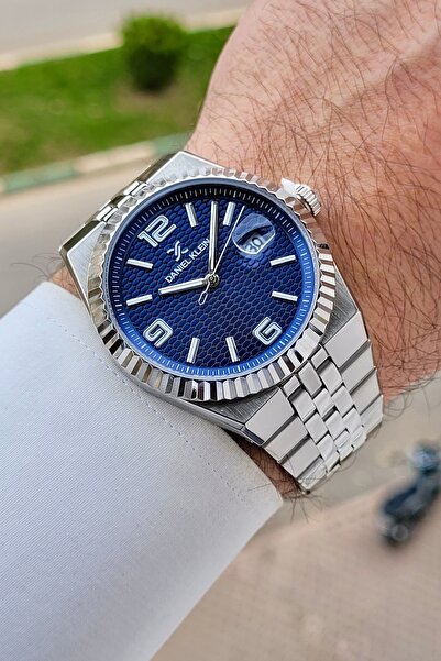 Daniel Klein Kadranı Lacivert Kordonu Gri Renk Ayarlanabilir Kordonlu 41 mm T...