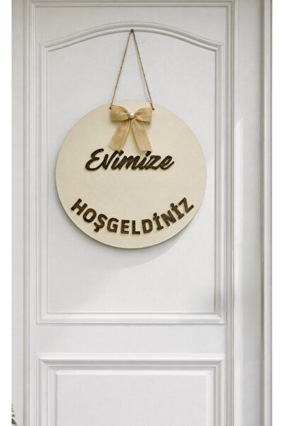 M&C tasarım Çelik Kapı Hoşgeldiniz yazısı