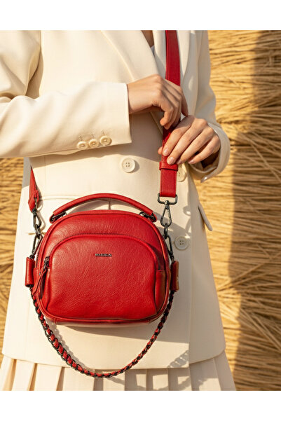 Çanta Trend Geantă roșie pentru damă 20*16 cm bretea crossbody Geantă de umăr...