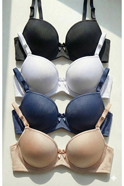 Kerem Giyim Set de sutien din 4 piese cu sârmă căptușită pentru femei