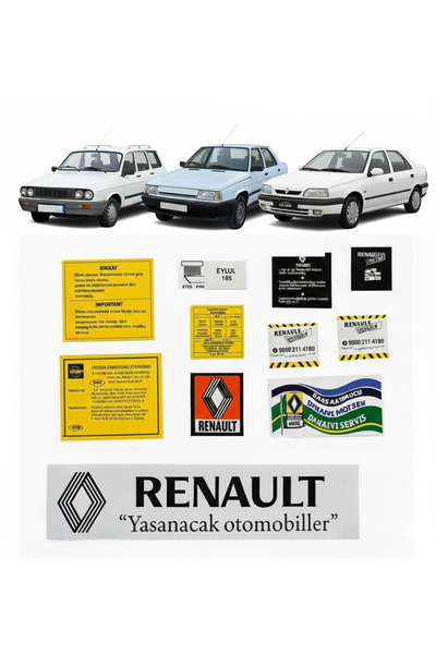 etikettakimi Reno Etiket Takımı Hediyeli