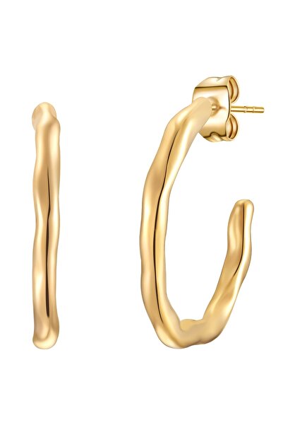 eastside Edelstahlohrcreolen Creolen Edelstahl gelbgold