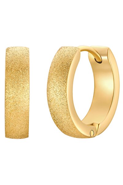 eastside Edelstahlohrcreolen Creolen Edelstahl gelbgold