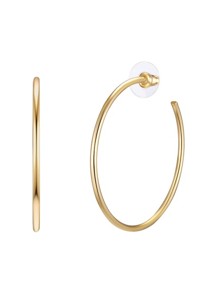 Lulu & Jane Modeschmuckohrcreolen Creolen gelbgold