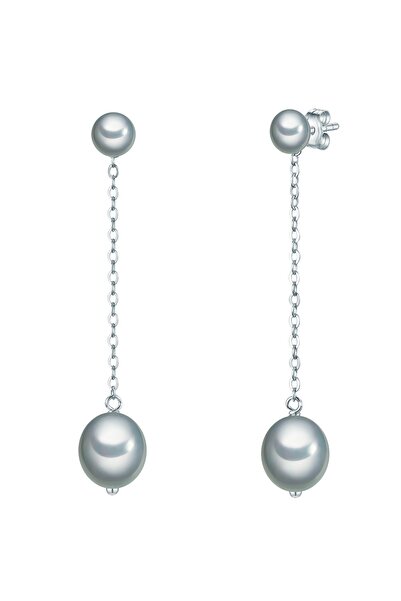 Valero Pearls Perlenohrstecker Ohrhänger Sterling Silber Süßwasser-Zuchtperle...