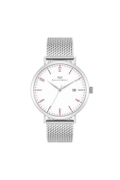 Rhodenwald & Söhne Quarzuhr Herren Quarzuhr silber Edelstahl silber