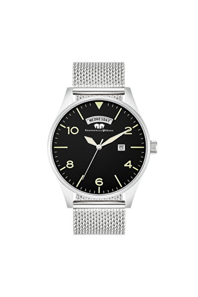 Rhodenwald & Söhne Quarzuhr Herren Chronograph silber Edelstahl silber