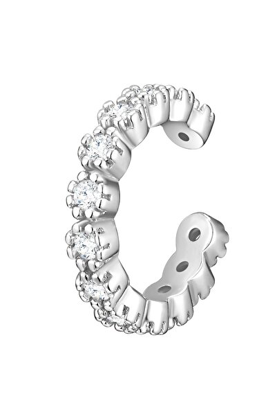 Glanzstücke München Silberohrklemmen Ohrklemme Sterling Silber Zirkonia weiß
