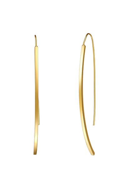 Lulu & Jane Modeschmuckohrhänger Ohrhänger gelbgold