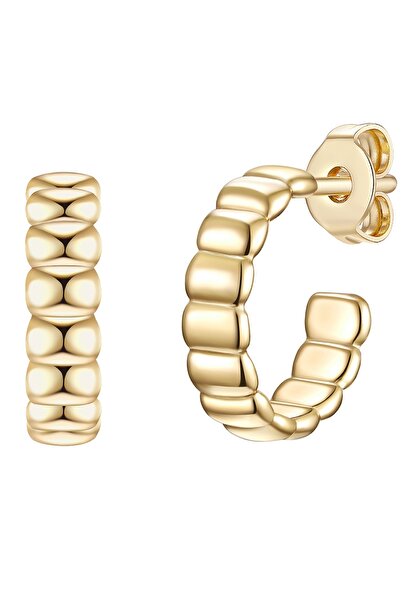 Glanzstücke München Silberohrcreolen Creolen Sterling Silber gelbgold