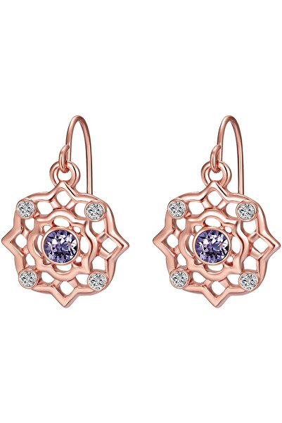 Lulu & Jane Ohrhänger mit Kristallen von Swarovski® Ohrhänger roségold verzie...