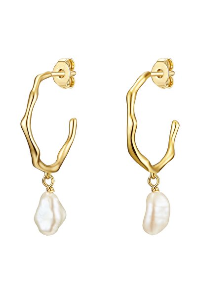 Glanzstücke München Silberohrhänger Ohrhänger Sterling Silber gelbgold Süßwas...