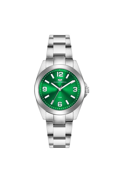 Rhodenwald & Söhne Quarzuhr Damen Quarzuhr silber Edelstahl silber