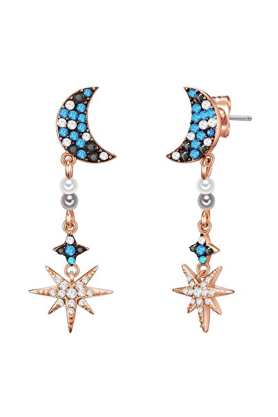 Lulu & Jane Ohrstecker mit Kristallen von Swarovski® Ohrstecker roségold Perl...