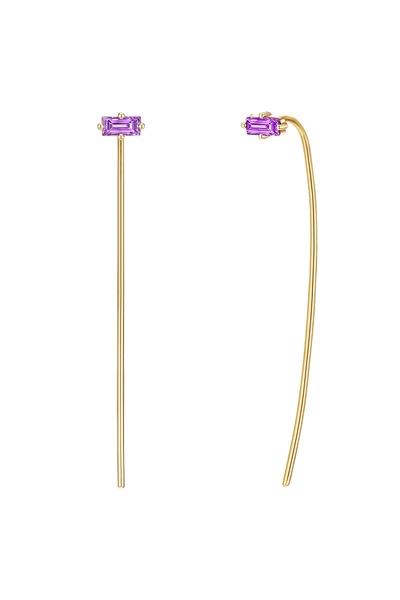 Glanzstücke München Silberohrhänger Ohrhänger Sterling Silber gelbgold Zirkon...