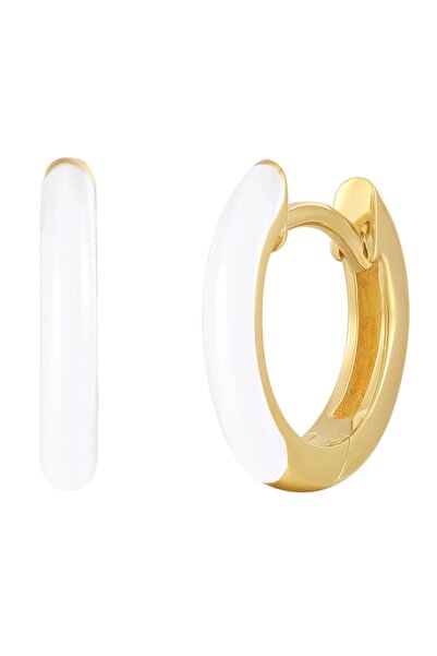 Glanzstücke München Silberohrcreolen Creolen Sterling Silber gelbgold Emaille...