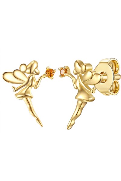 Glanzstücke München Silberohrstecker Ohrstecker Sterling Silber gelbgold Zirk...