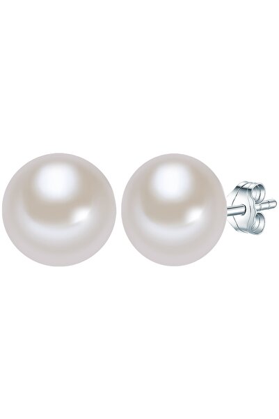 Valero Pearls Perlenohrstecker Ohrstecker Sterling Silber Süßwasser-Zuchtperle weiß