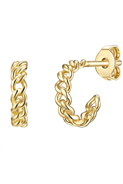 Glanzstücke München Silberohrcreolen Creolen Sterling Silber gelbgold