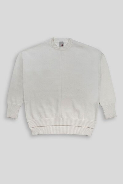 GMG FIRENZE Γυναικείο πουλόβερ με λαιμόκοψη άνοιγμα