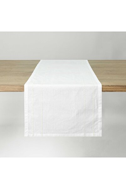 Linens سجادة باتريك 45×170 سم باللون الأبيض الفاتح