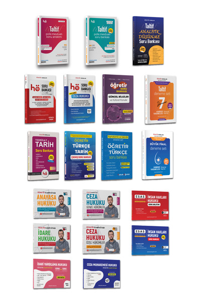 hukuk öğretir Paem 10 Komiser Yardımcılığı Sınavı Kitap Seti