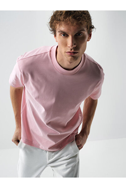 Xint Male Pembe Basic Tişört