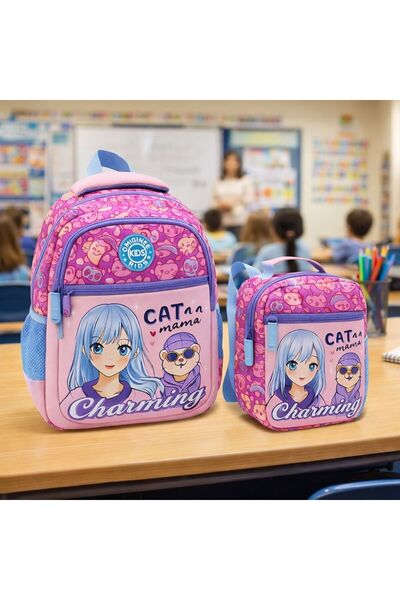 BİLGİ KİTABEVİ vital lüx çanta okul çantası sırt çantası 3 gözlü beslenme çan...