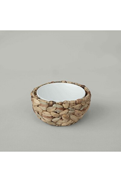 Linens Straw Porselen 16,5x9 cm Sunum Kasesi