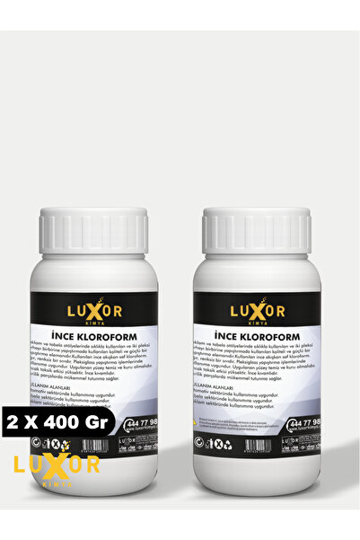 Luxor Kimya İnce Kloroform 2 x 400Gr
