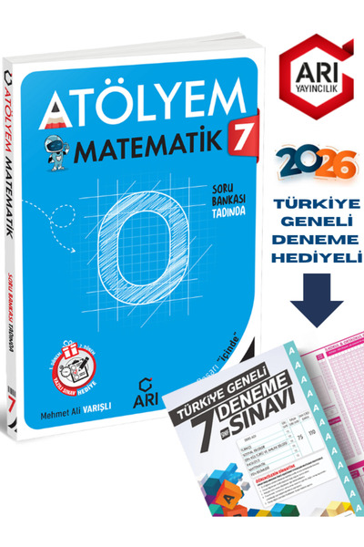 Arı Yayıncılık Arı Yayınları 7.sınıf Matematik Atölyem Güncel Baskı