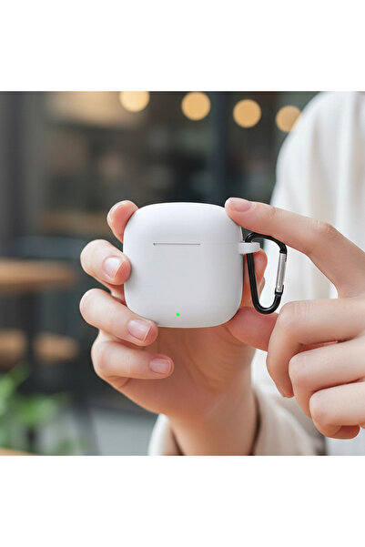 CaseOnn جراب سماعات شاومي ريدمي بودز 3 مع حزام تثبيت، مصنوع من السيليكون الأب...