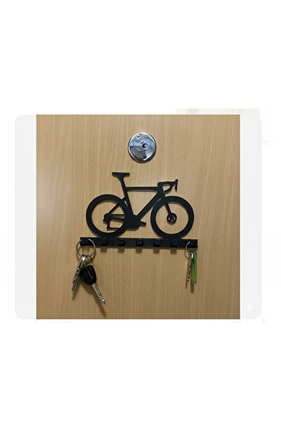 fly3d Minimalist Bisiklet Dizayn Kapı Arkası Anahtar Askısı 20x13x17cm