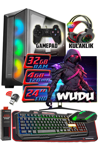 WARBOX Wudu I7 Turbo:3.46ghz 16gb Ram 240gb Ssd 250gb Hdd R7 240-4gb E.kartı ...