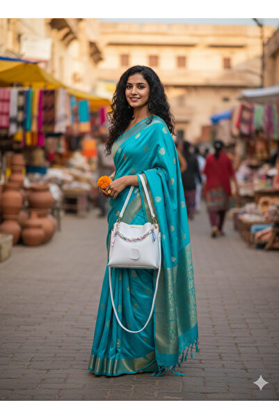 Bajar collection Soft Leather Women's Bag - With Scarf, Chain Accessory, 3 Co...