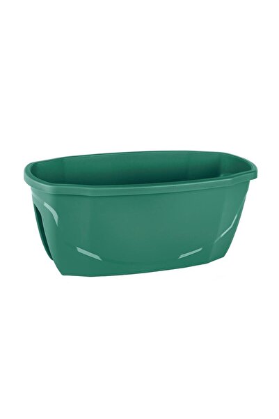 SERİNOVA Zümrüt Küpeşte Balkon Saksısı 15.5 Lt – Geniş Korkuluklar İçin Büyük...