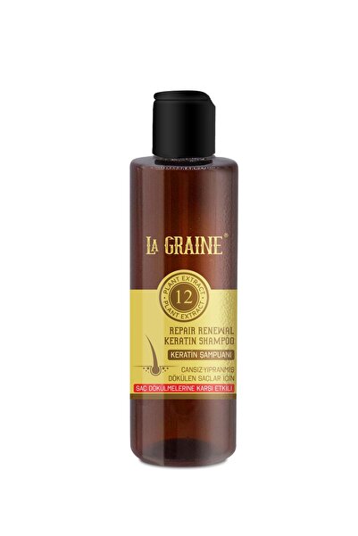 LA GRAINE 250 مل شامبو الكيراتين لإصلاح وتجديد البشرة