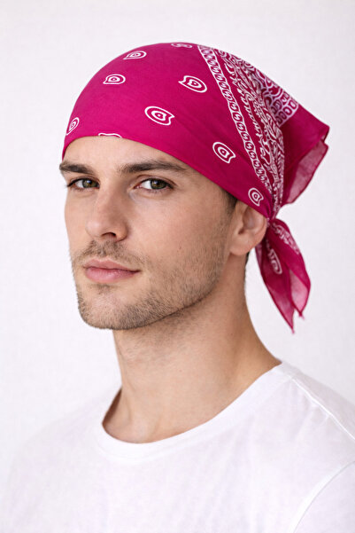 Rupen Kraft 100% βαμβάκι Κλασικό σχέδιο Unisex Bandana Πολύχρωμη μπαντάνα με ...