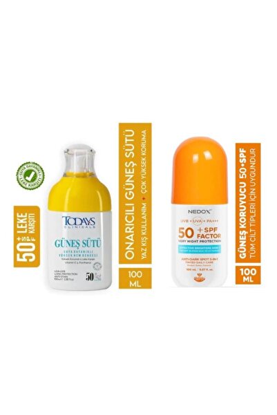 TODAYS CLİNİCALS Güneş Sütü 50 + Spf +NEDOX Leke Karşıtı Spf 50Güneş Krem 100 ml
