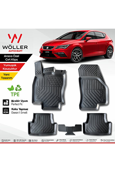 wöller Seat Leon Paspas 2013 2020 Arası Uyumlu 3d Havuzlu Paspas