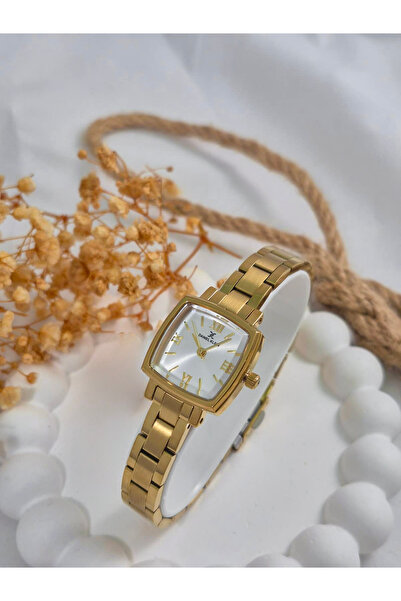 Daniel Klein DKE.1.10839 Kare Kadran Bombeli Cam Romen Rakamlı Kadın Kol Saati