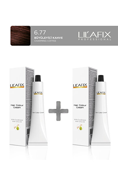 Lilafix 2'li Tüp Saç Boyası 60 ml 6.77 Sıcak Çikolata