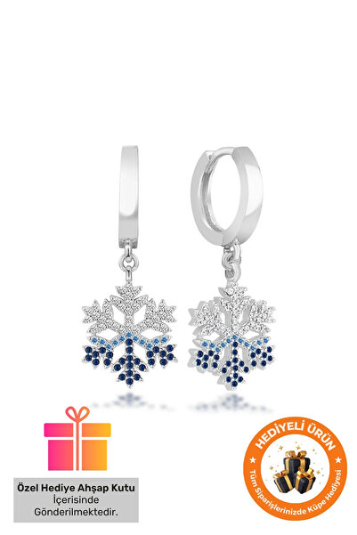 Lucente Jewellery Hediye Kutulu Kar Tanesi 925 Ayar Gümüş Kaplama Sevgililer ...