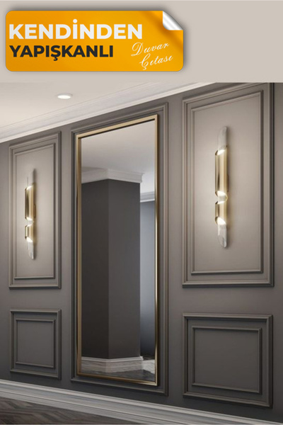 Birdeco Home Kendinden Yapışkanlı Dekoratif Boyanabilir 2,5 Cm Duvar Çıtası K...